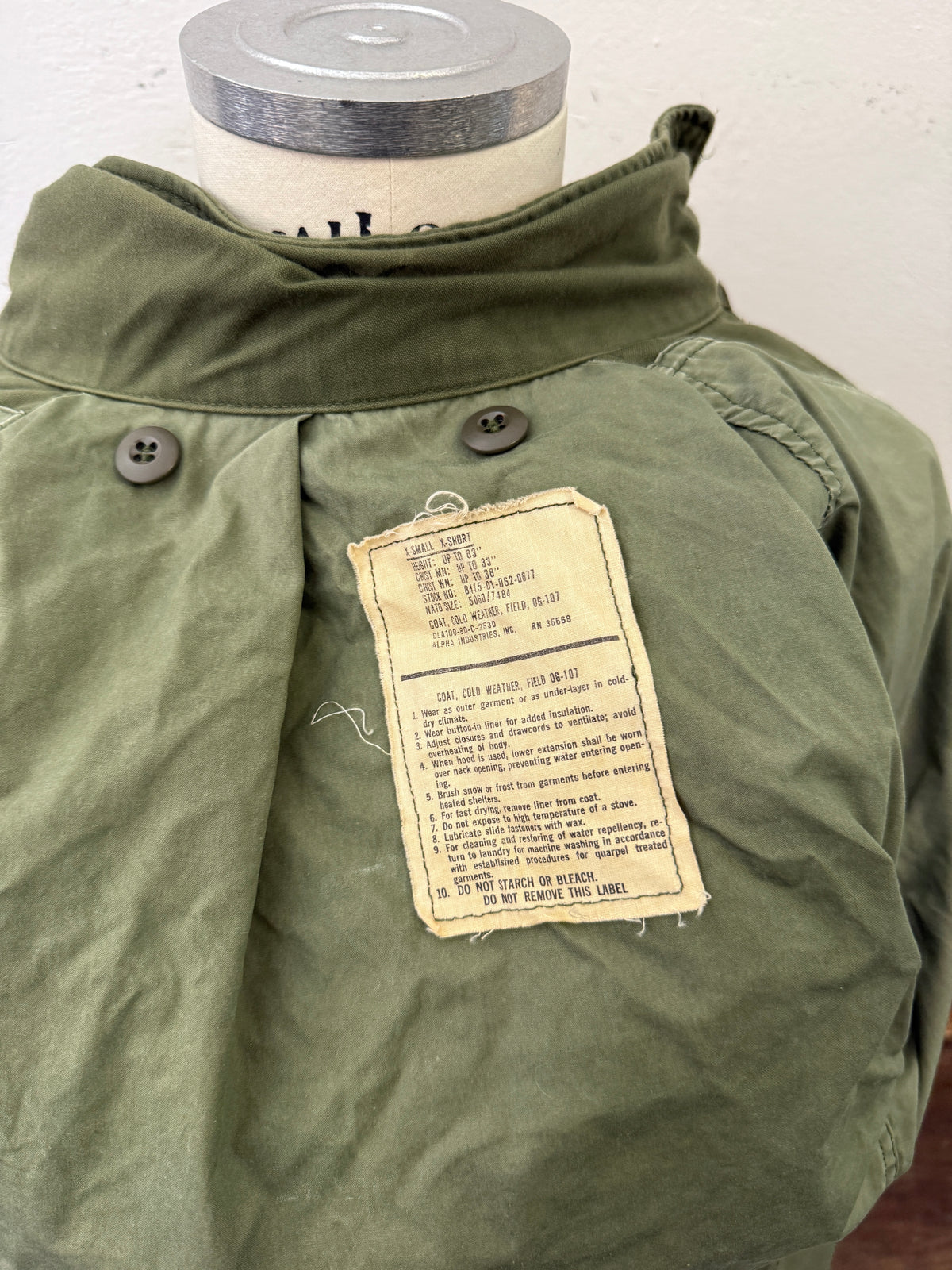 Vintage Field Jacket M65 Us Army “XS”