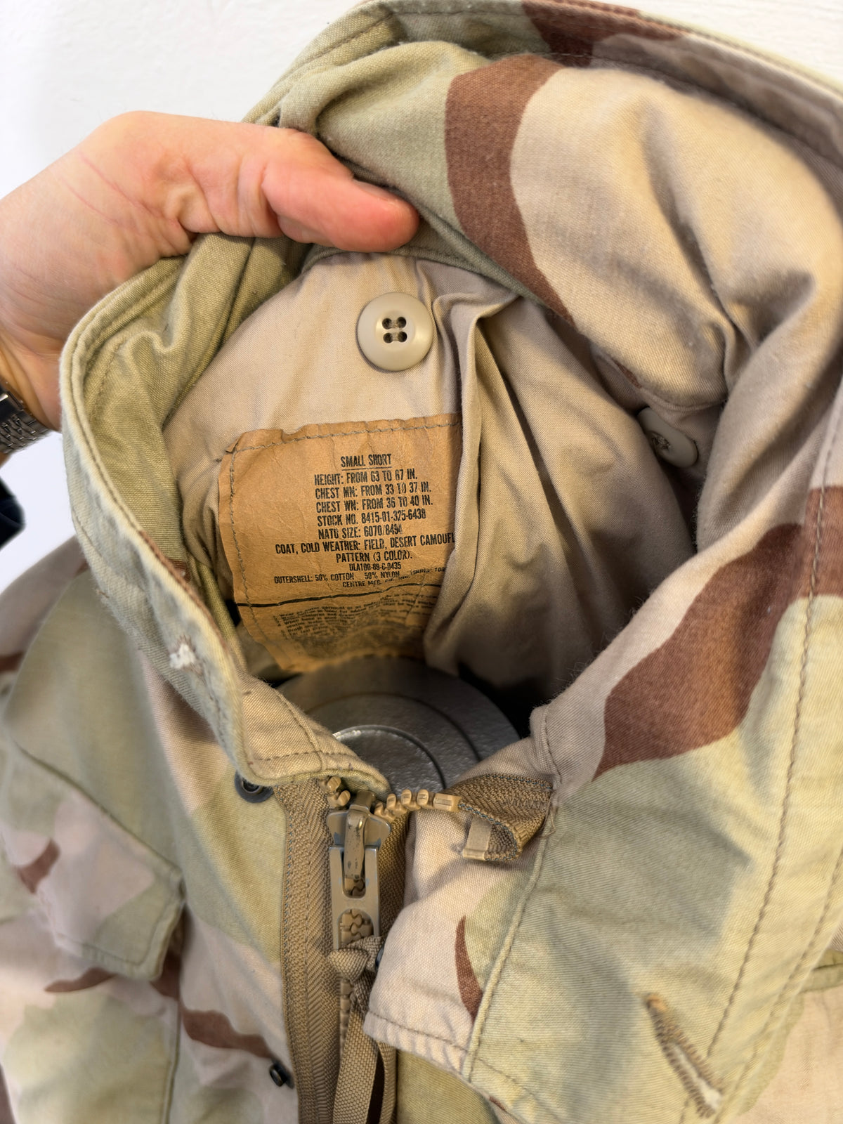 Vintage Desert Field Jacket M65 Us Army “S”