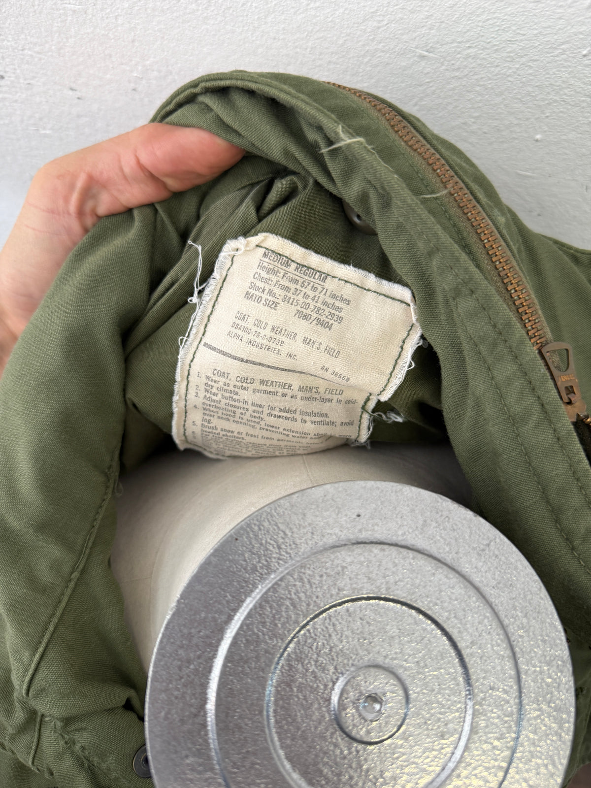 Vintage Field Jacket M65 Us Army “L”