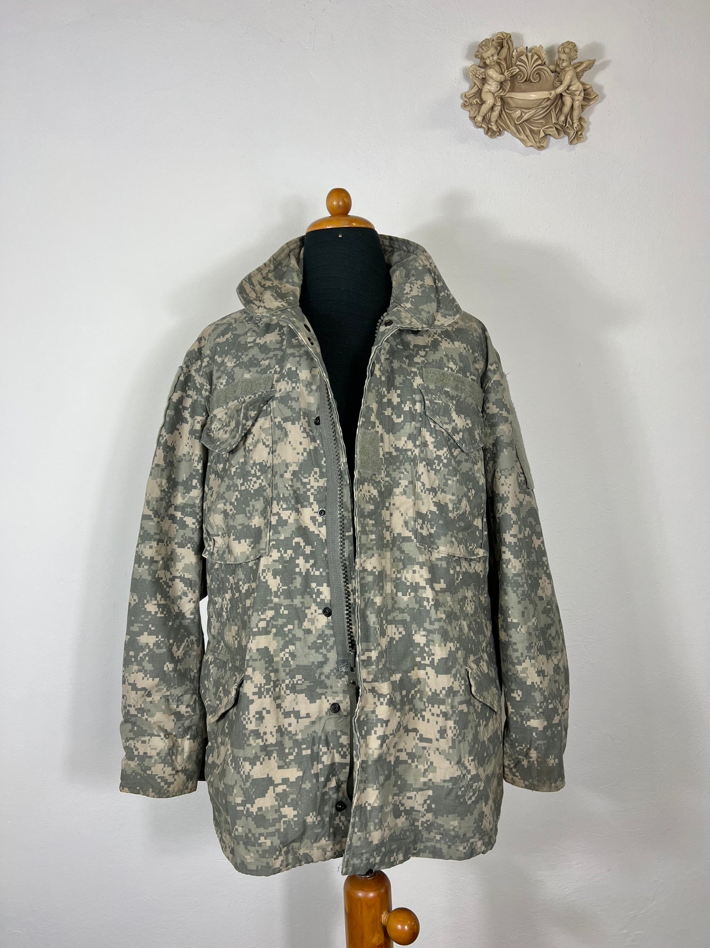 Veste de terrain vintage M-65 Camo numérique « L/XL »