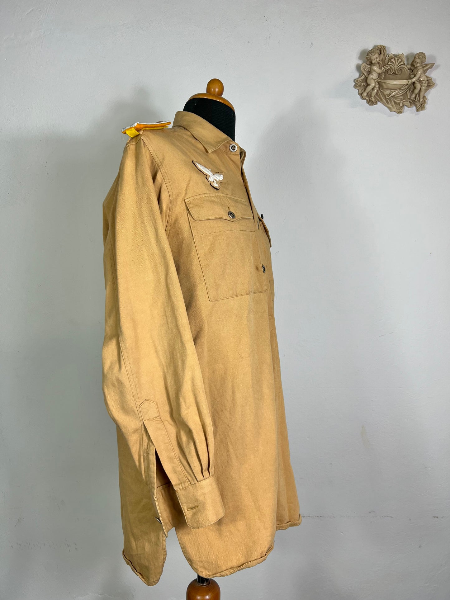 Vintage German Army Shirt 40's “S/M”