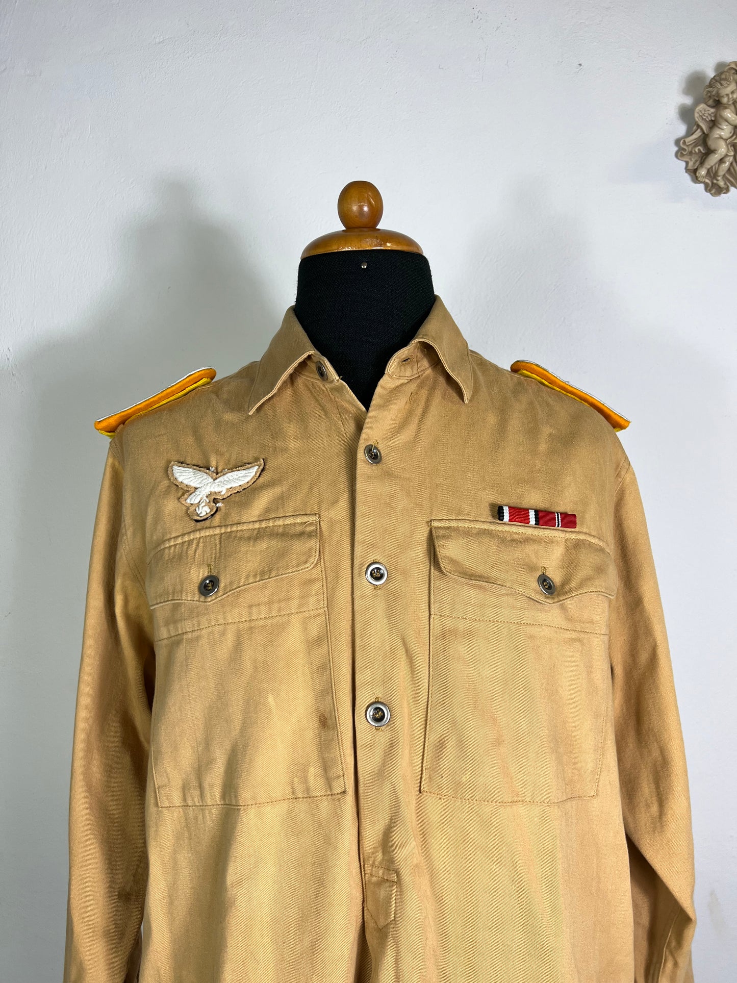 Vintage German Army Shirt 40's “S/M”