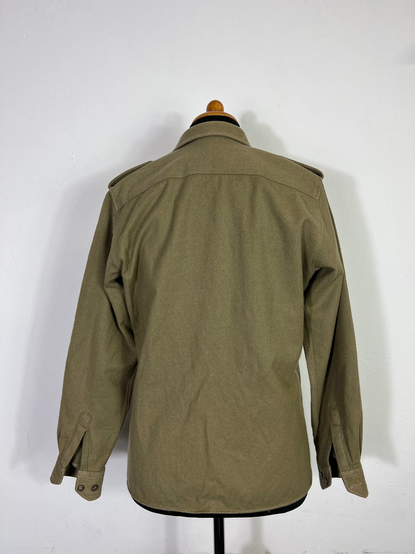 Vintage Italian Army Flannel Shirt “S”