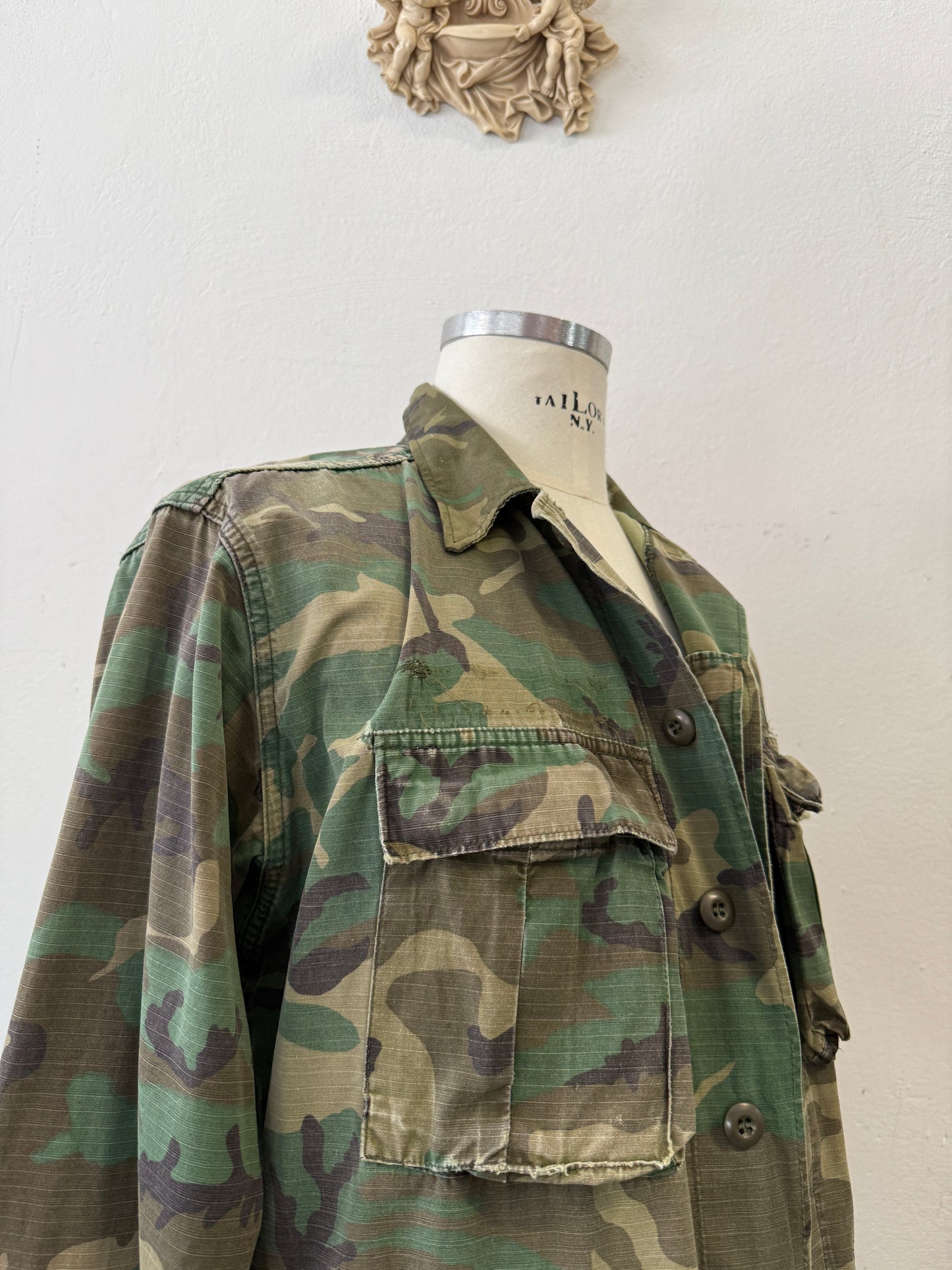 Vintage BDU Camo Jacket Ripstop “M/L”