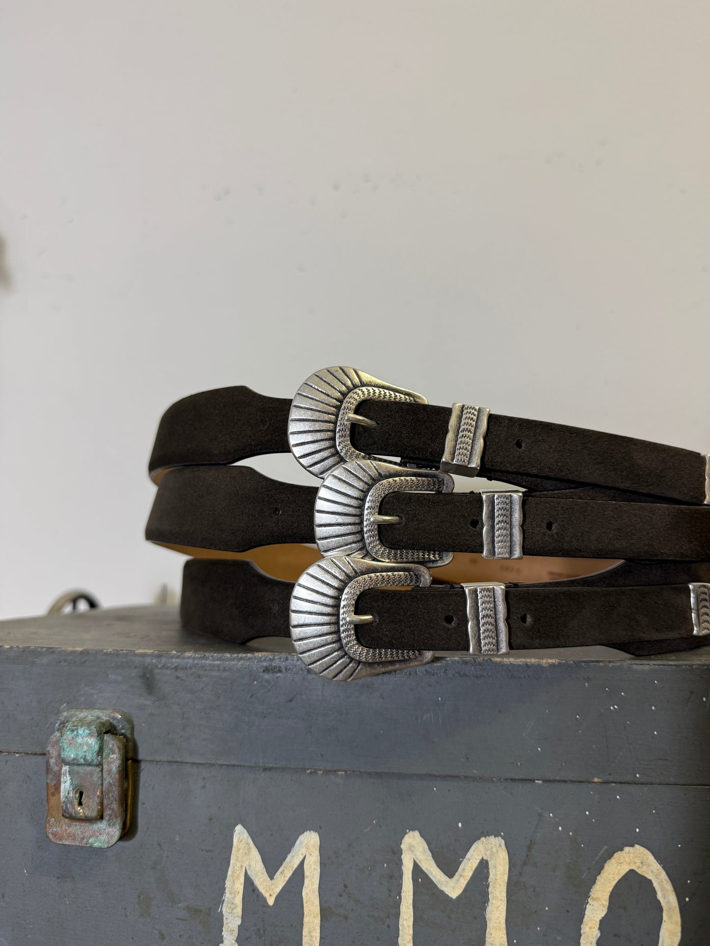 Western Suede Belt - Mancini 1979 x Mister Archive®