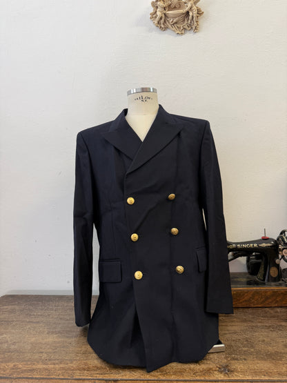 Vintage 90s Guardia di Finanza Double-Breasted Jacket “XL”