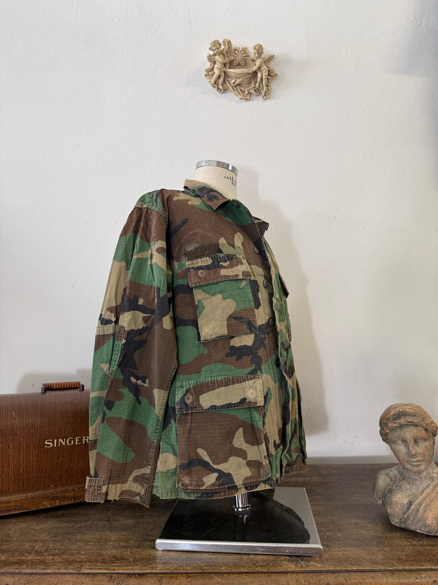 Vintage Ripstop Woodland Us Army Jacket “L”