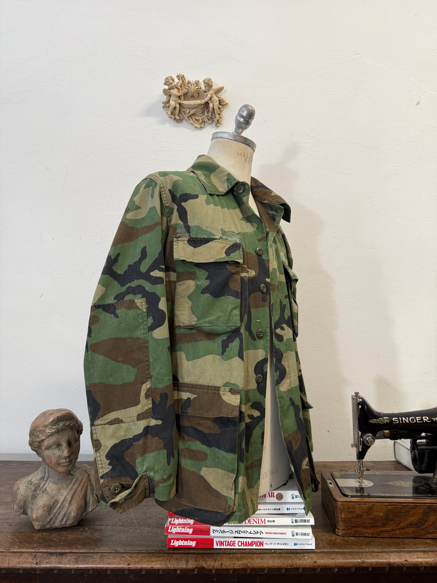 Vintage Woodland Jacket Us Army “L”