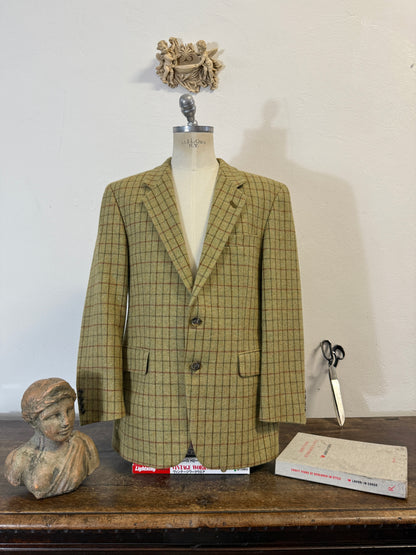 Vintage Checkered Wool Jacket “L”