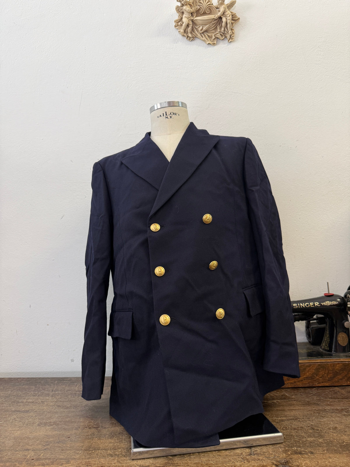 Vintage 90s Guardia di Finanza Double-Breasted Jacket “L”