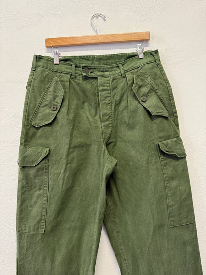 Vintage Swedish Army Fatigue Pants “W34”