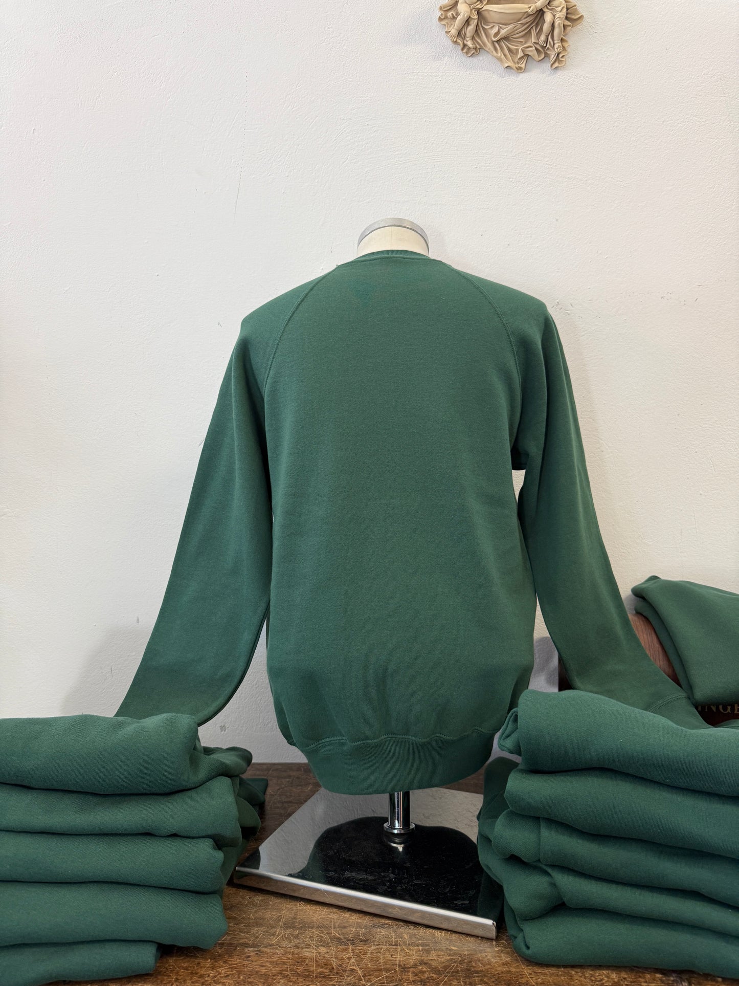 Russell Green Crewneck Raglan