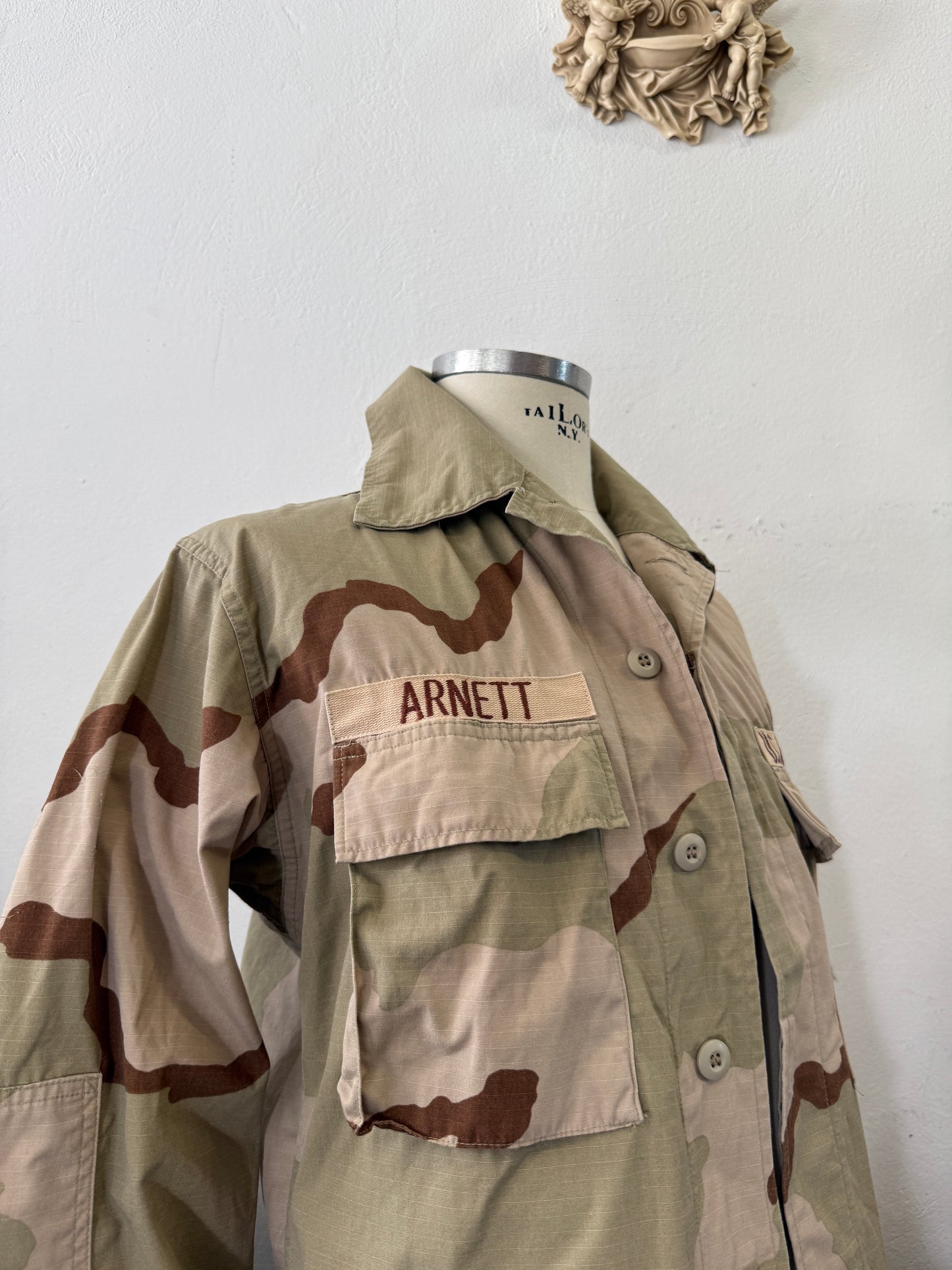 Vintage BDU Camo Jacket Ripstop US Army – L/XL
