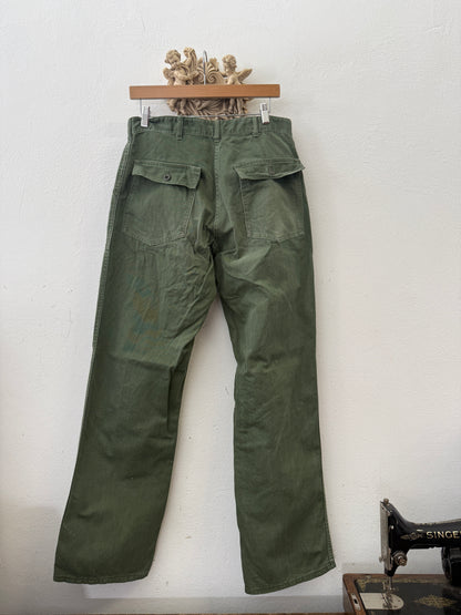Vintage Og 107 Us Army Fatigue Pants “W30”