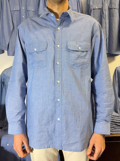 Deadstock 70’s Chambray Shirt - L, XL, XXL