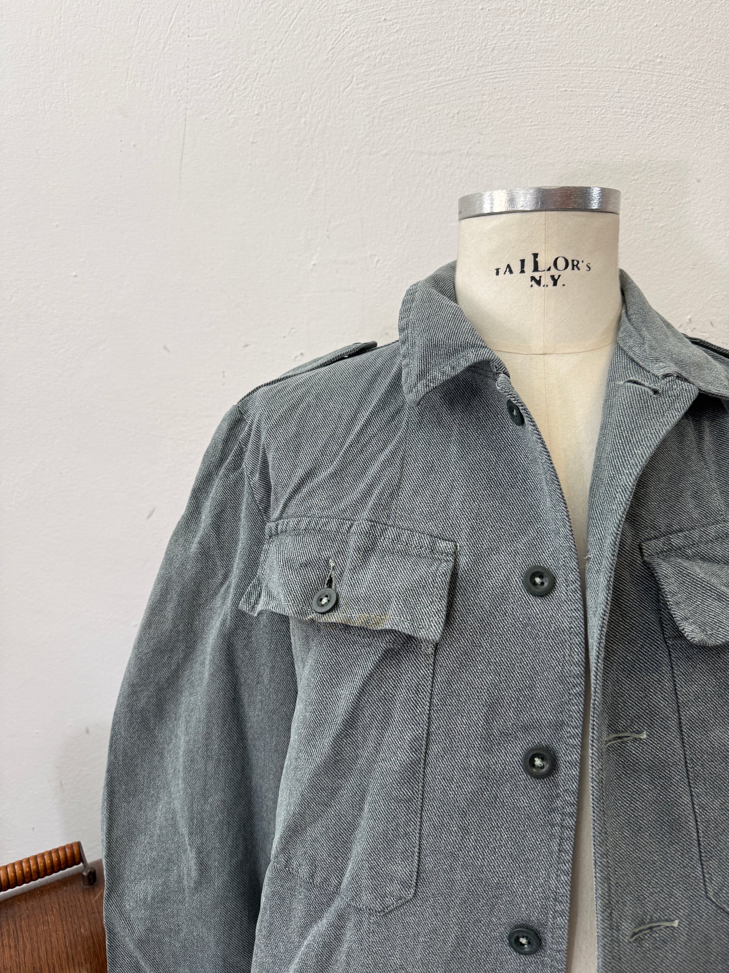Vintage Selvedge Swiss Army Jacket “L”