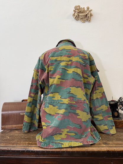 Vintage Belgian Army Camo Jacket “XXL”