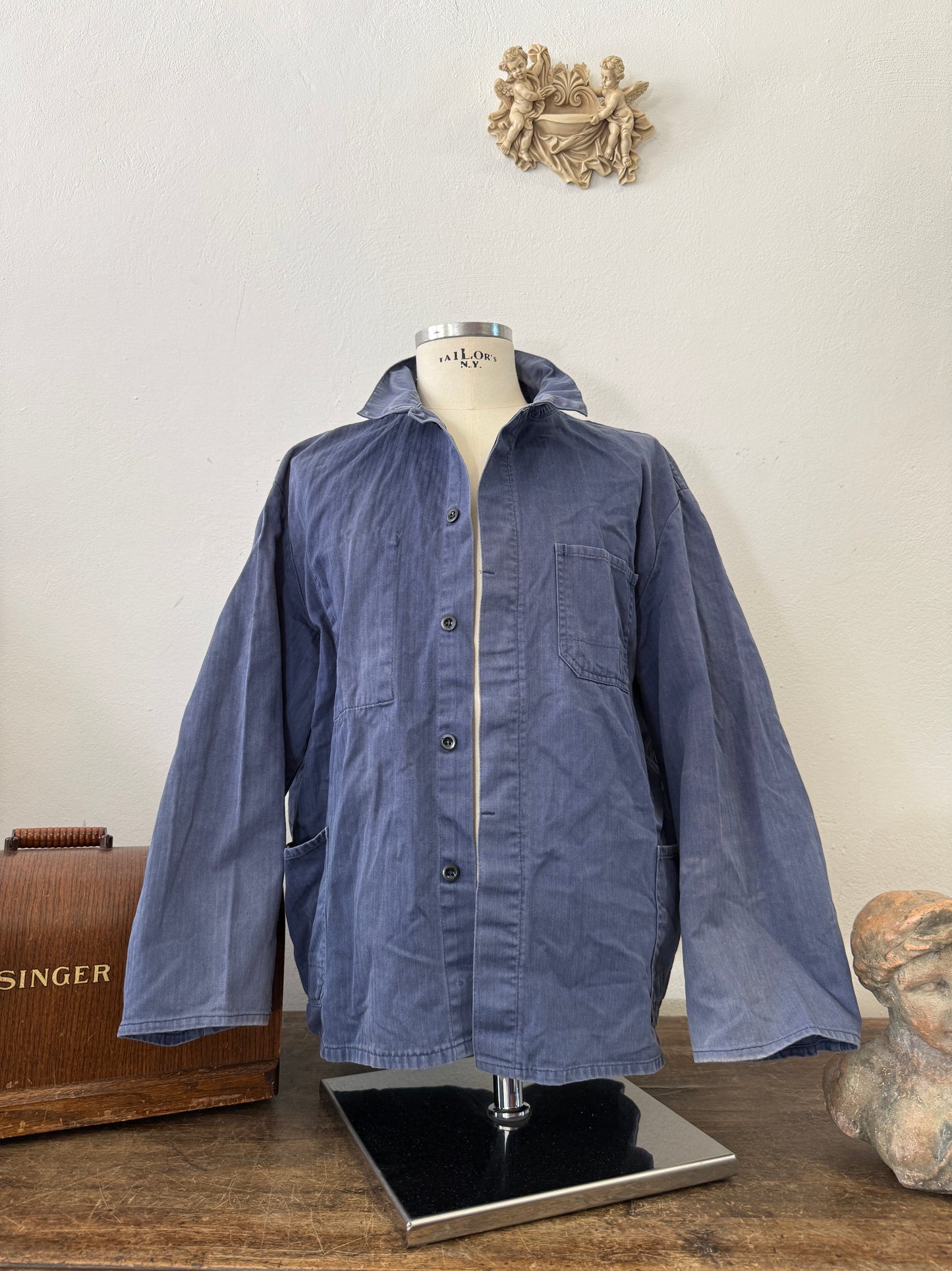Vintage 90’s German Army Work Jacket HBT “L”