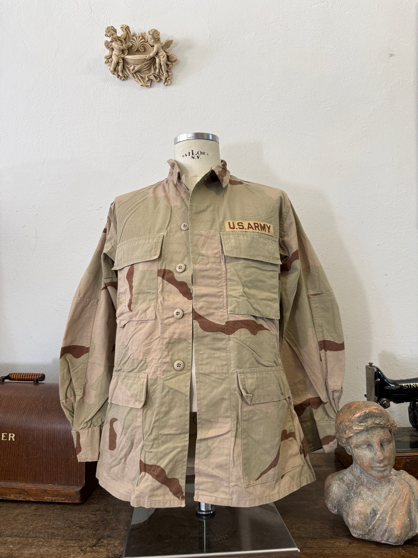 Vintage BDU Camo Jacket Ripstop US Army “M”