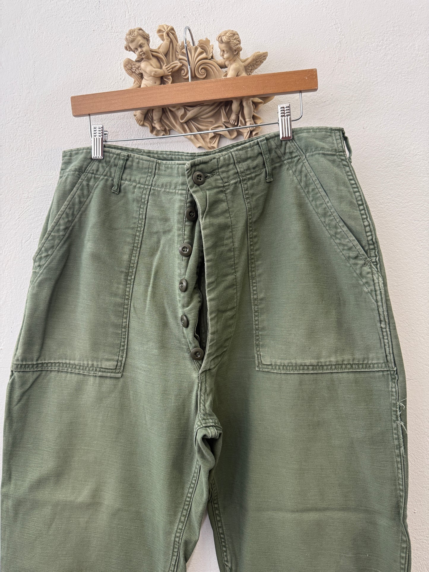 Vintage Og 107 Us Army Fatigue Pants “W33”