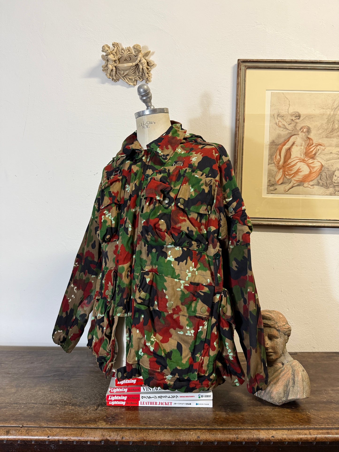 Vintage Swiss Army Camo Jacket M70 “L/XL”