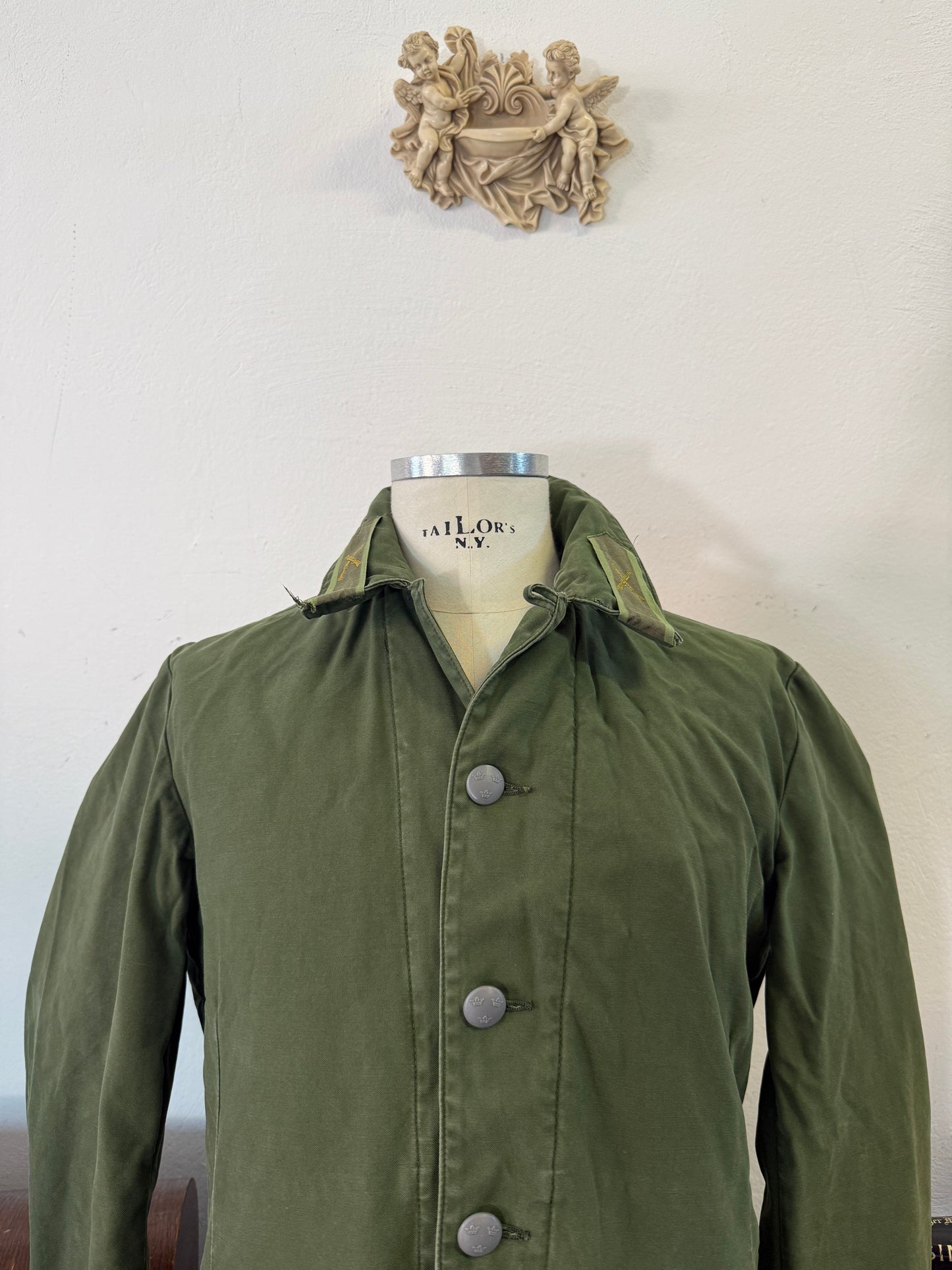 Vintage 70’s Swedish Army Jacket “M/L”