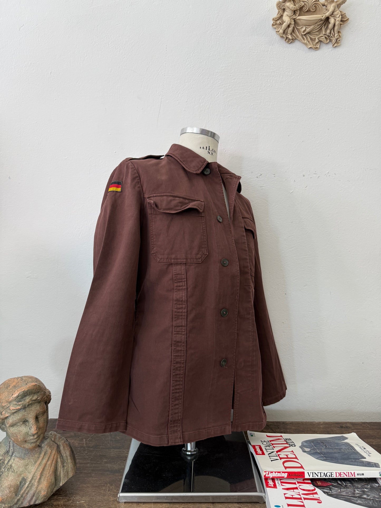 Vintage Moleskin German Army Jacket “S”