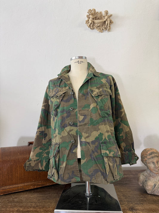 Vintage Jungle Jacket ERDL Us Army “M”
