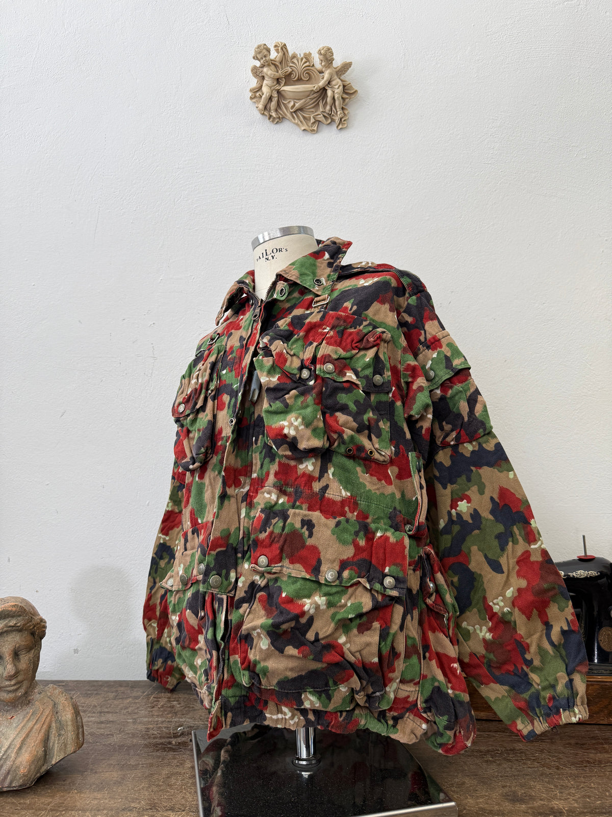 Vintage Swiss Army Camo Jacket M70 “L”