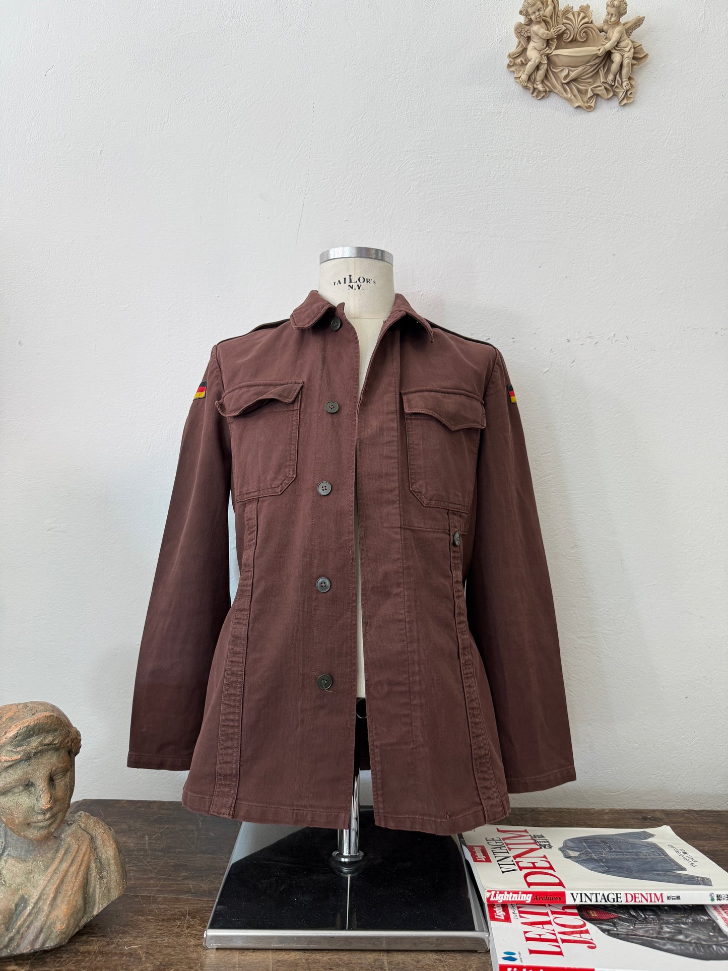 Vintage Moleskin German Army Jacket “S”