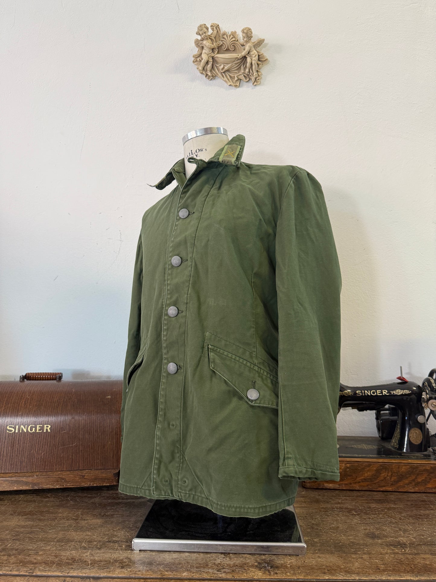 Vintage 70’s Swedish Army Jacket “M/L”