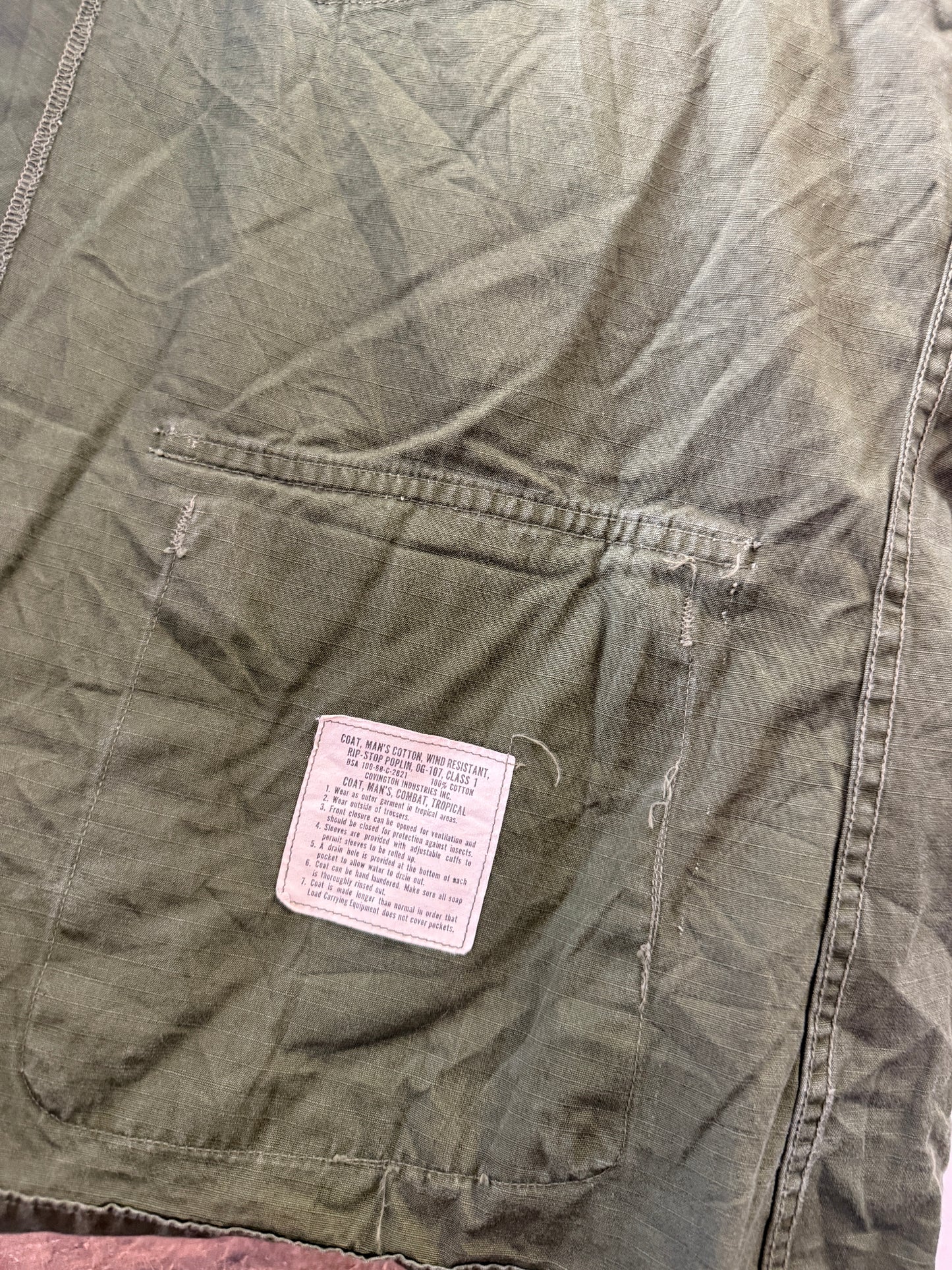 Vintage 60’s Jungle Jacket Us Army “L”