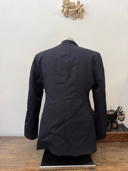 Vintage Italian Navy Double Breasted Jacket “M”