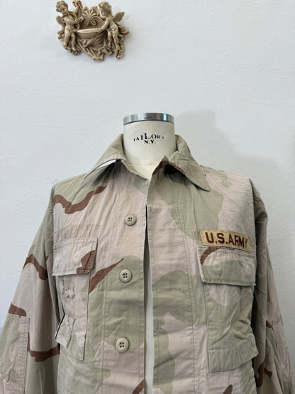Vintage BDU Camo Jacket Ripstop US Army – L/XL
