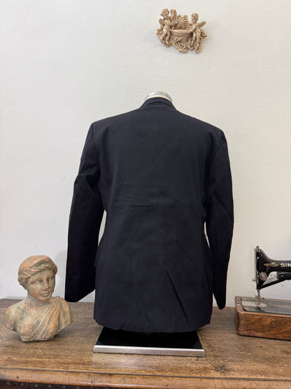 Vintage Italian Navy Double Breasted Jacket “M/L”