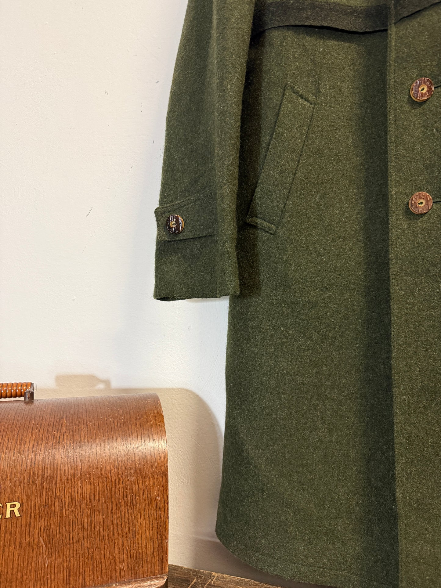 Vintage 80’s Loden Coat “XL”