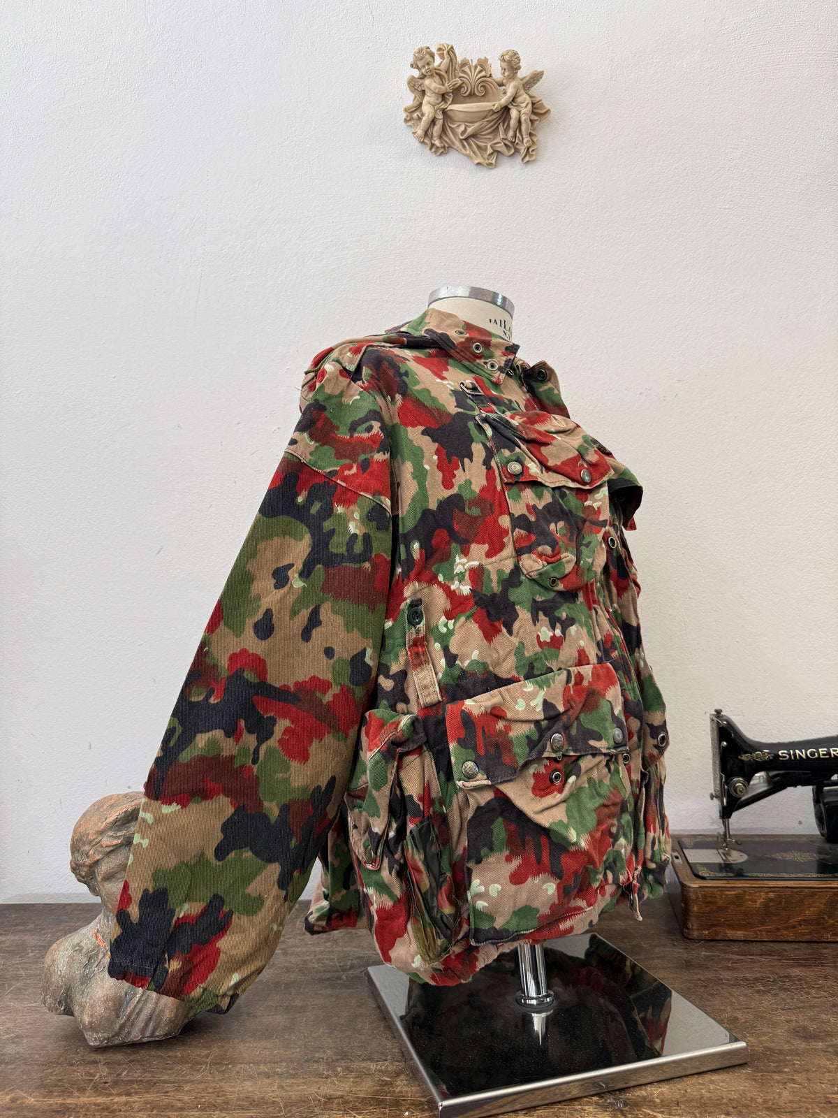 Vintage Swiss Army Camo Jacket M70 “L”