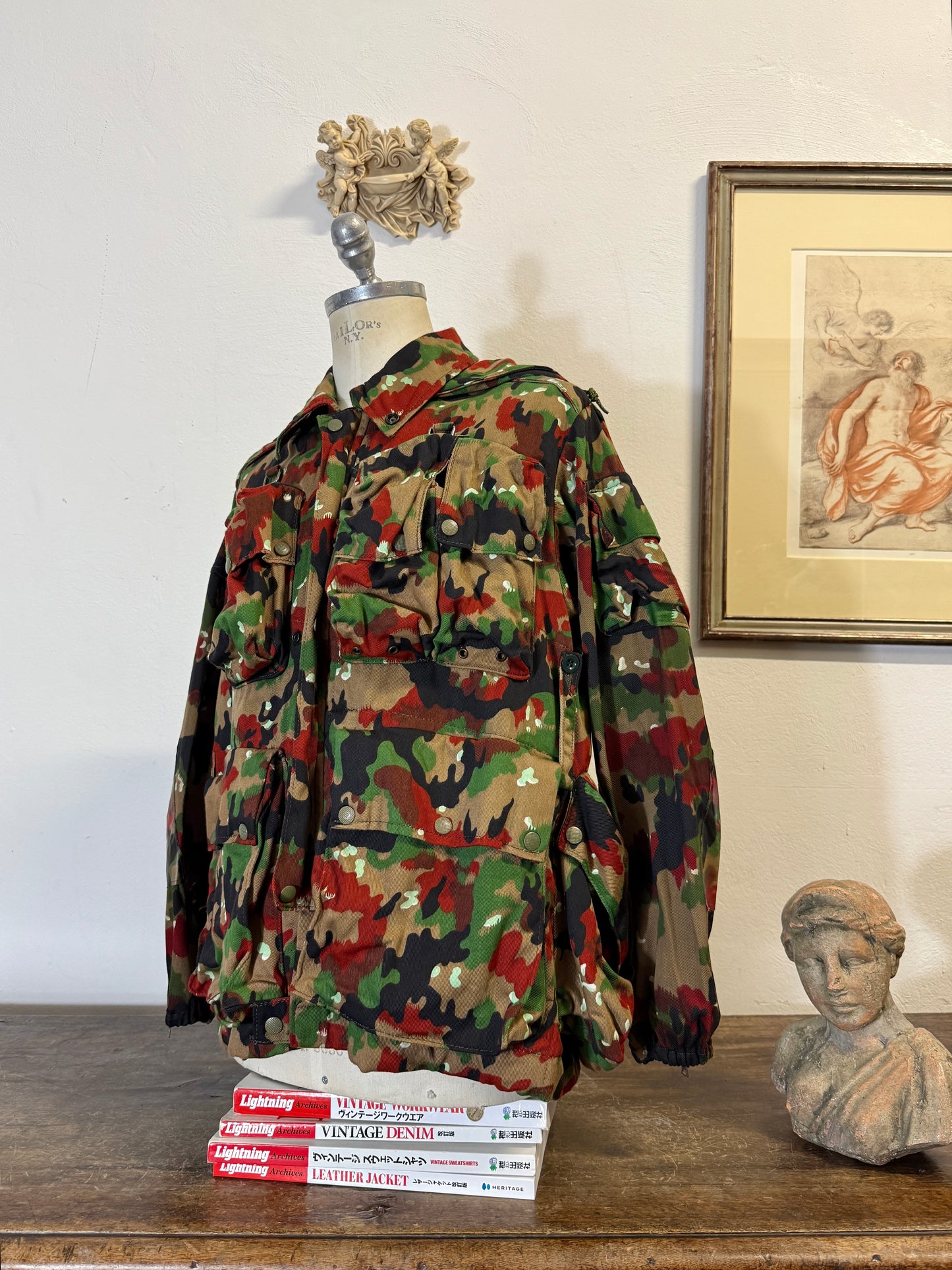 Vintage Swiss Army Camo Jacket M70 “L”