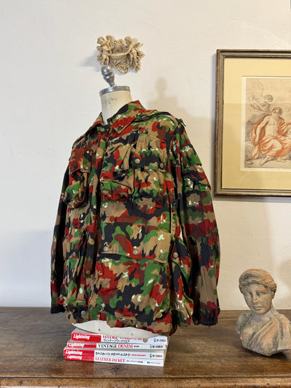 Vintage Swiss Army Camo Jacket M70 “L”