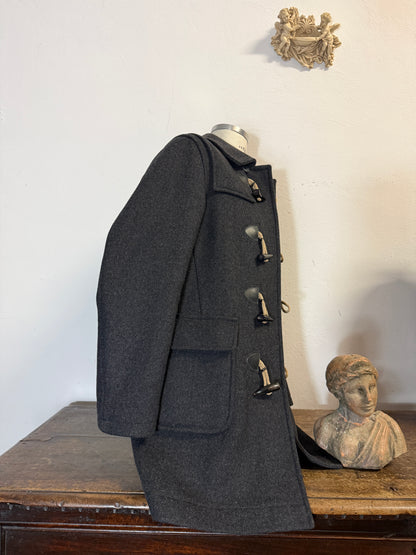 Grey Wool Coat - Made in Italy  “M”