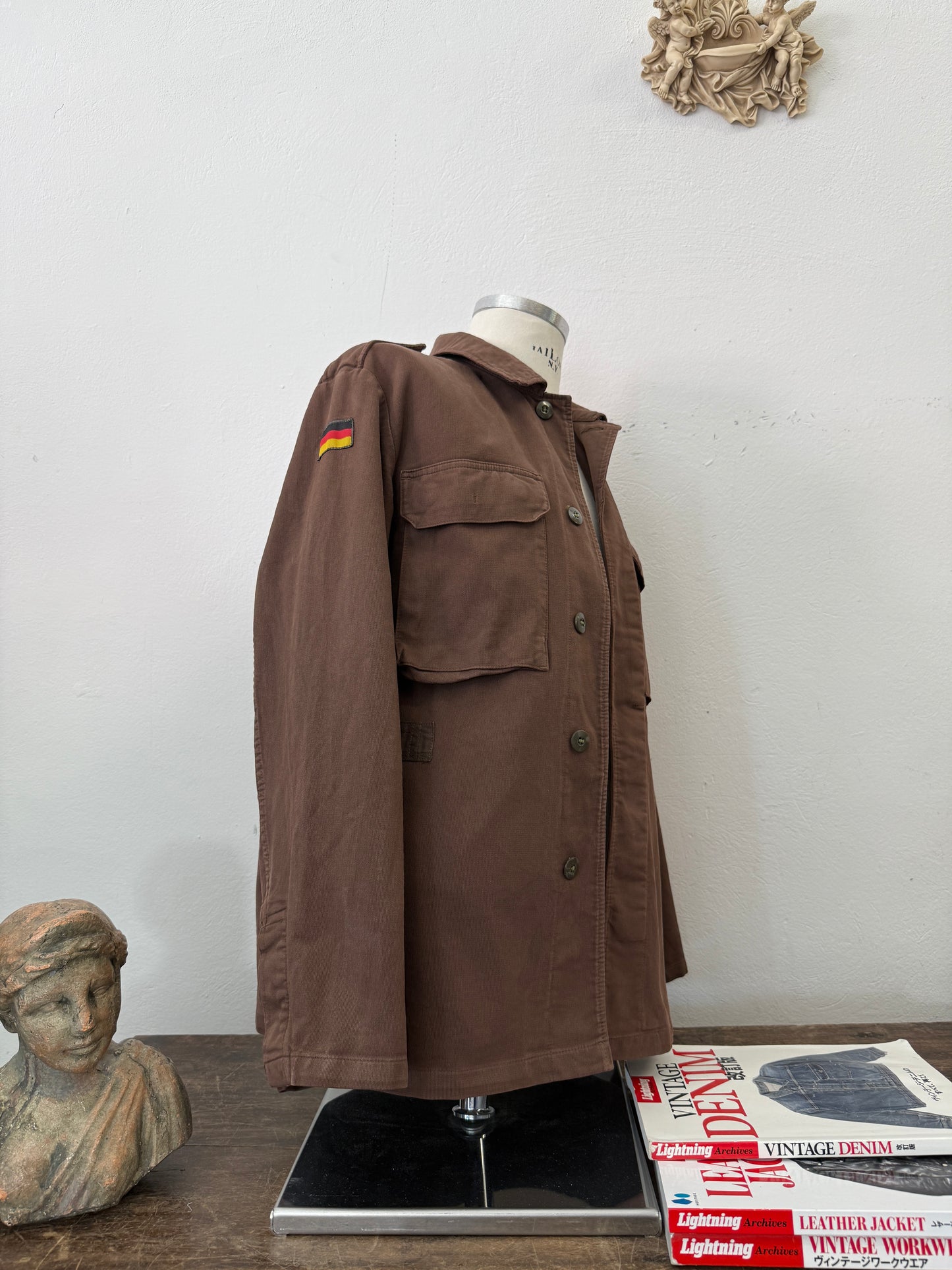Vintage Moleskin German Army Jacket “M”