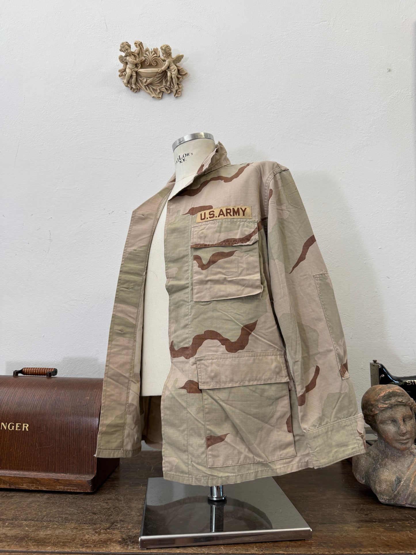 Vintage BDU Camo Jacket Ripstop US Army “M”