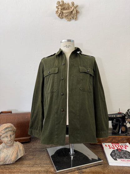Vintage 80’s Faded Hungarian Army Shirt “S/M”