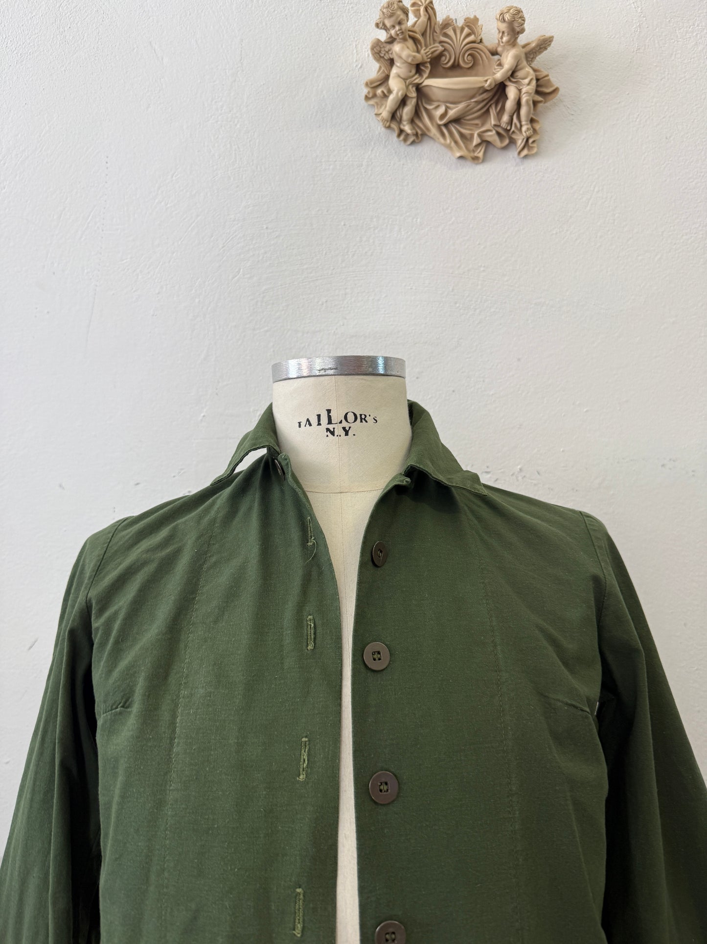 Vintage 80’s Woman Swedish Army Shirt - XS