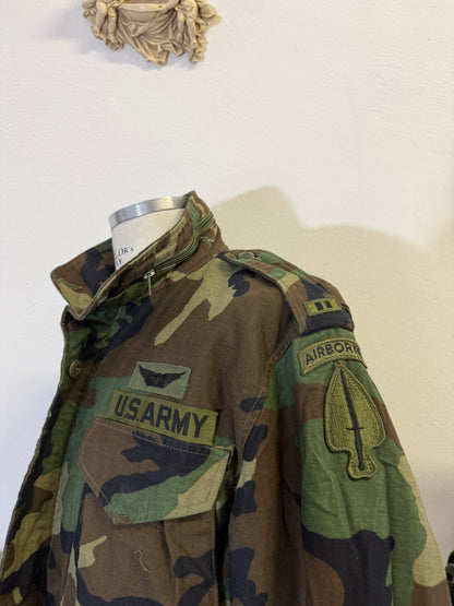 Vintage Woodland Field Jacket M65 Us Army “L/XL”