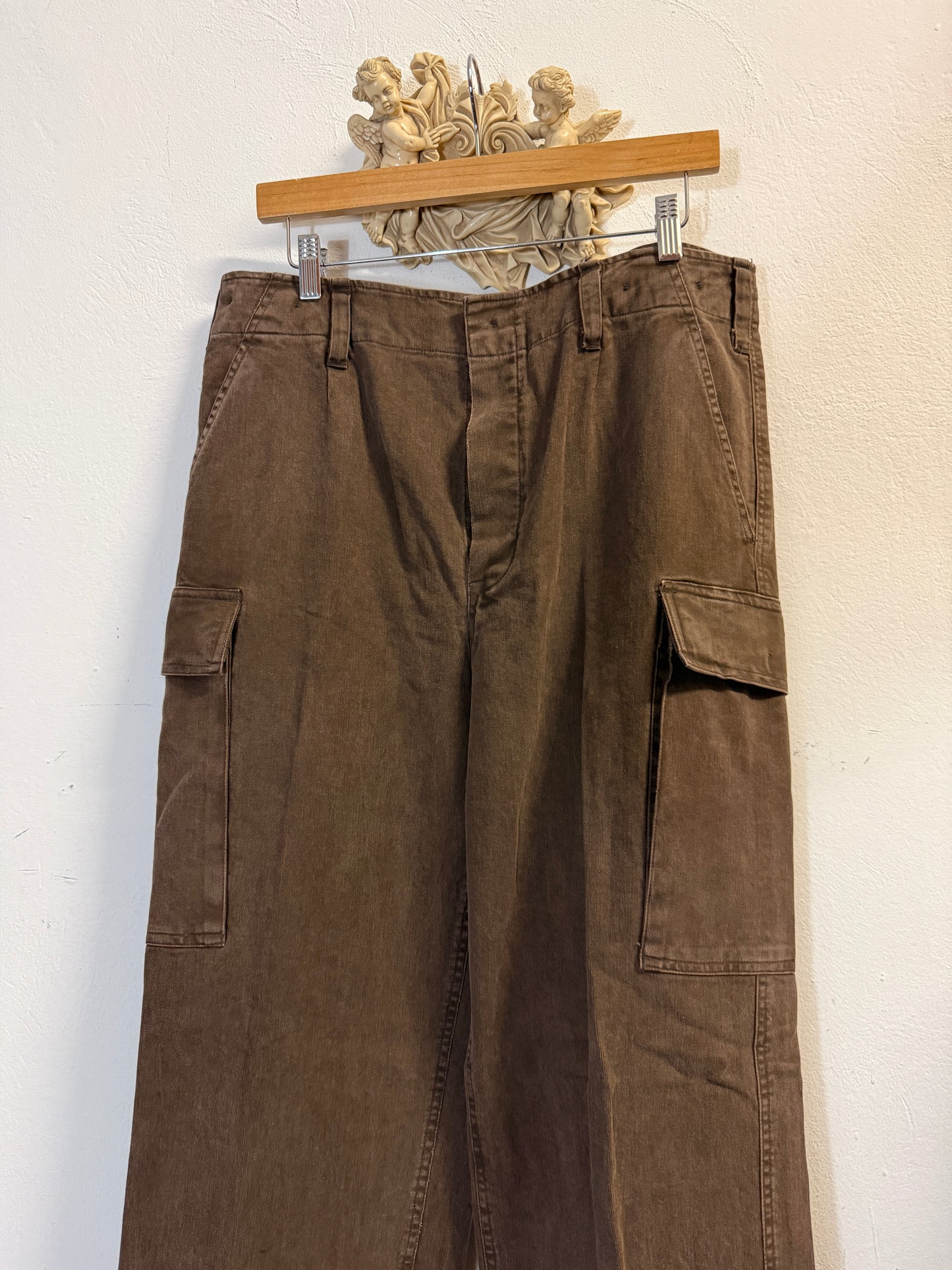 Vintage 80’s German Army Moleskin Cargo Pants “W35”