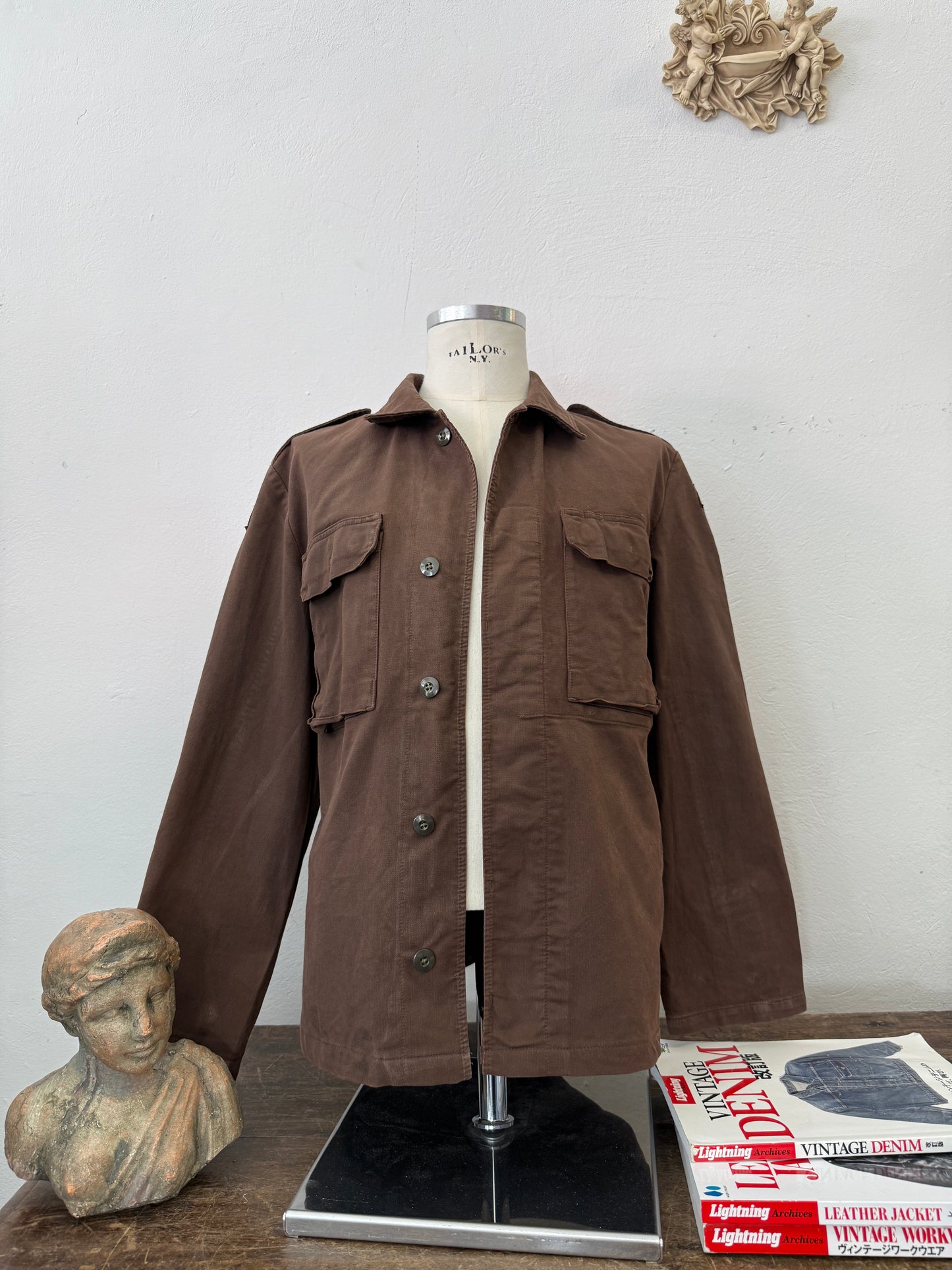 Vintage Moleskin German Army Jacket “L”