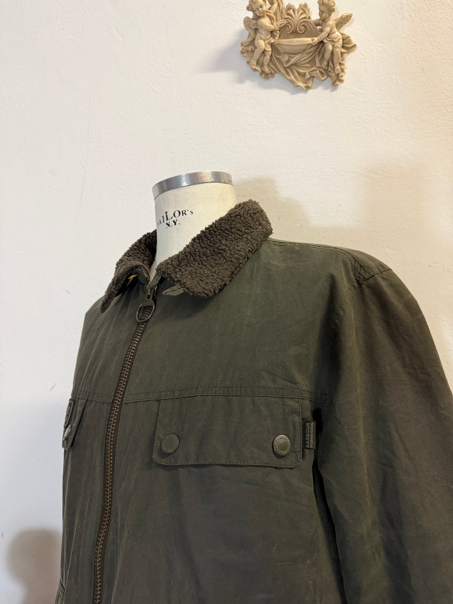 Vintage Barbour Flight Jacket  “XL”