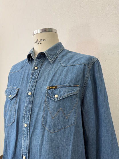 Vintage Wrangler Denim Shirt “XL”