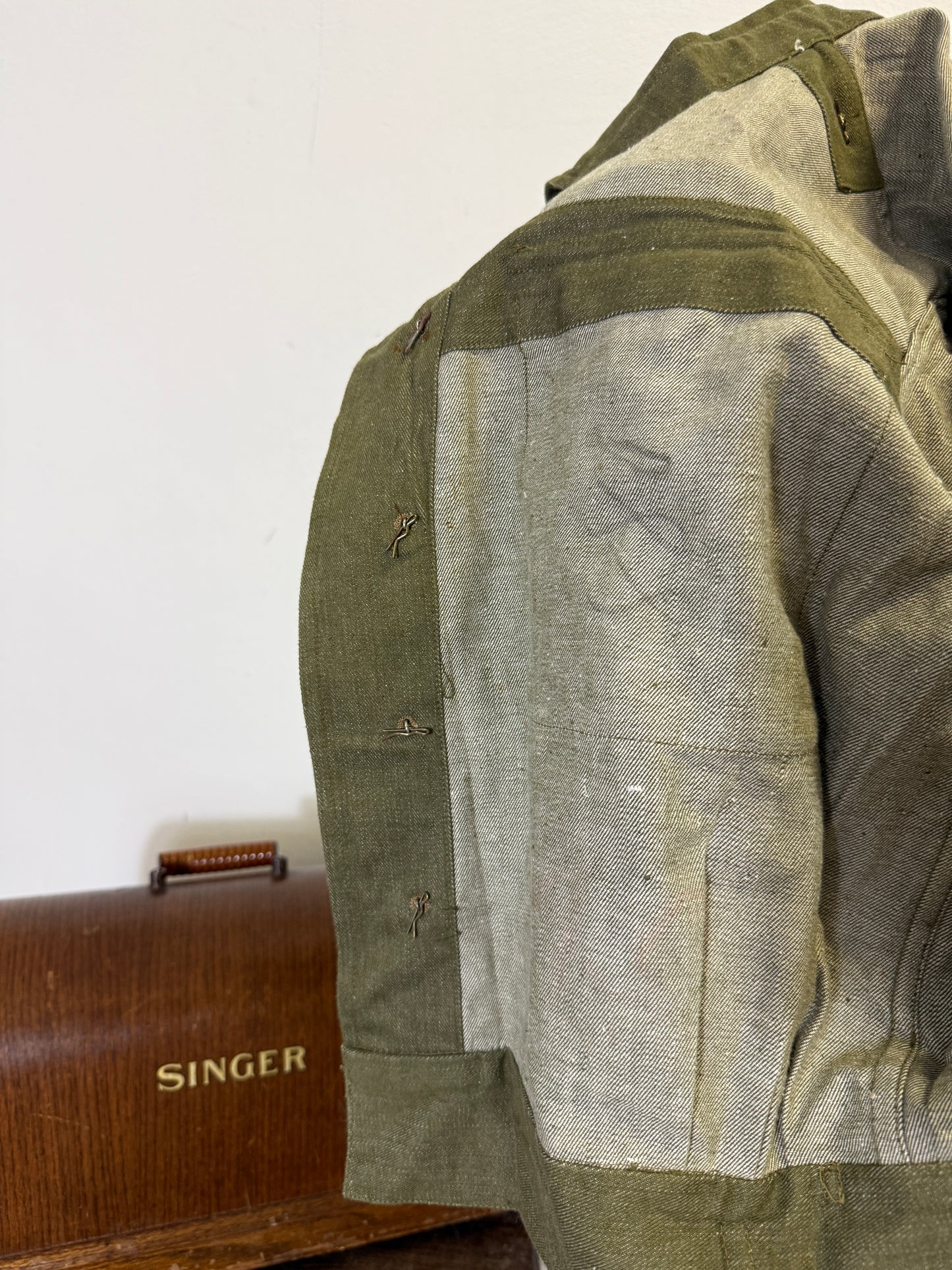 Vintage 50’s Selvedge British Army Jacket “S”